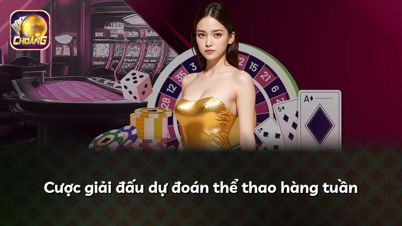 Cược giải đấu dự đoán thể thao hàng tuần